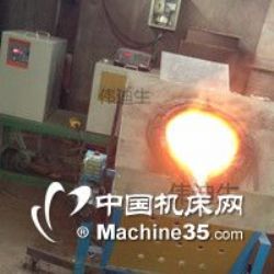 青海西宁有卖15KW中频感应熔炼炉 倾倒式中频熔炼炉