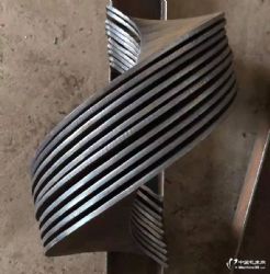 螺旋绞龙叶片 小型上料机搅龙叶片碳钢不锈钢锰钢